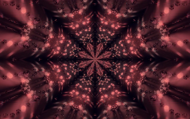 Neon Tunnel Fractal Kaleidoscope Bloom VJ Loop 16:10 MacBook 60fps Screensaver