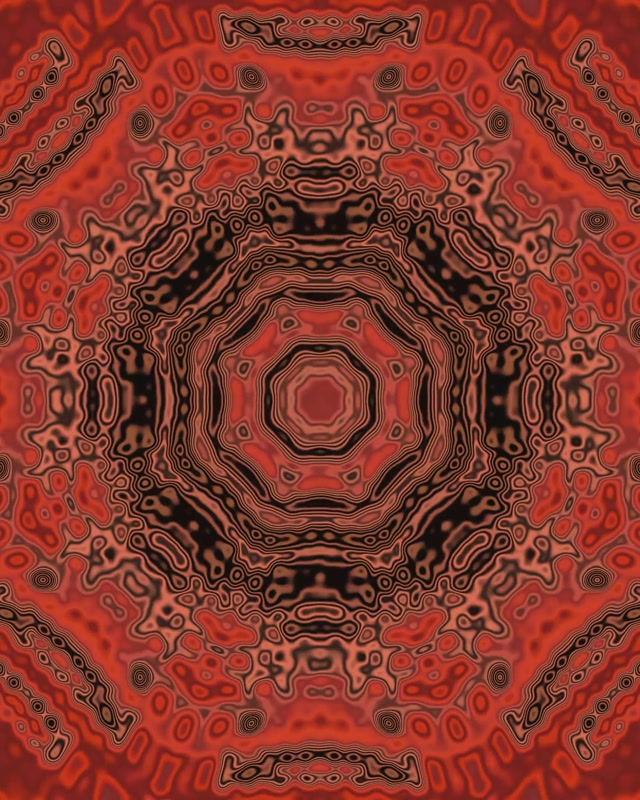 紅色霓虹隧道螢幕保護程式 60fps 4:5 Instagram VJLoops PC 筆電