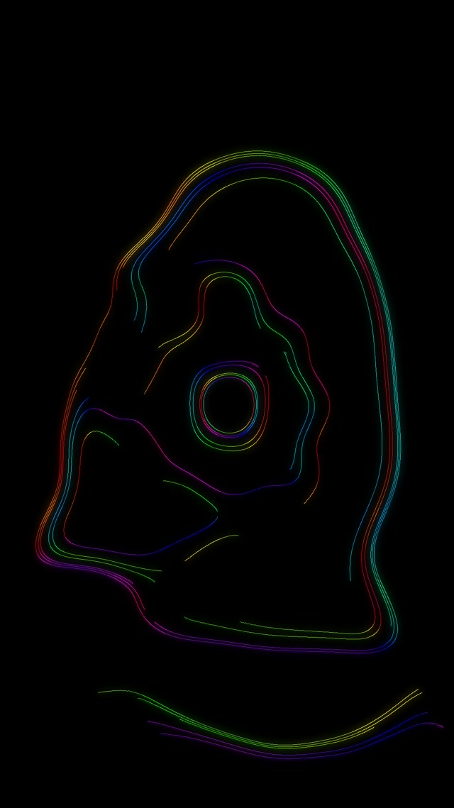 Colorful Concentric Neon Tunnel VJ Loop 9:16 Reels 60fps Screensaver