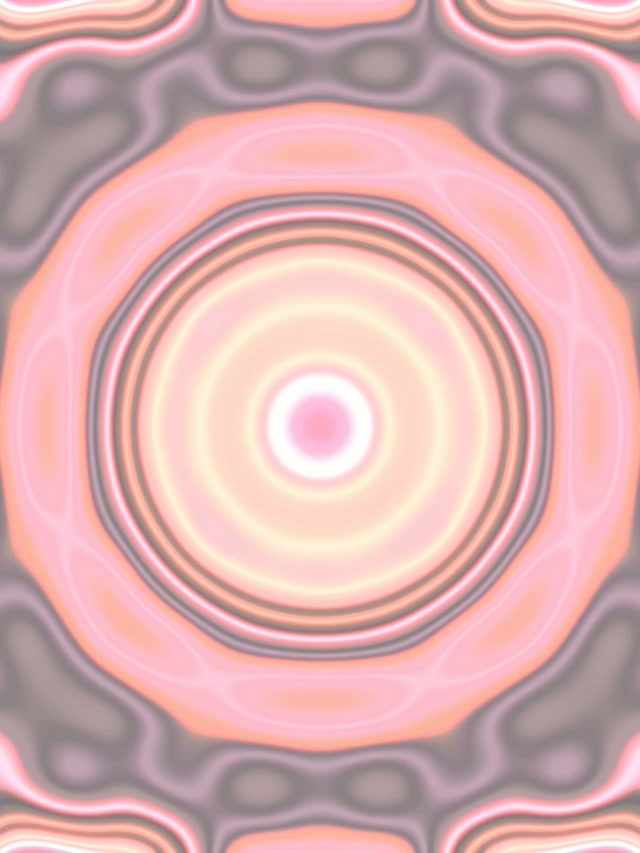 霓虹隧道粉紅漣漪漩渦螢幕保護程式 3:4 iPad 直式 60fps VJ Loop