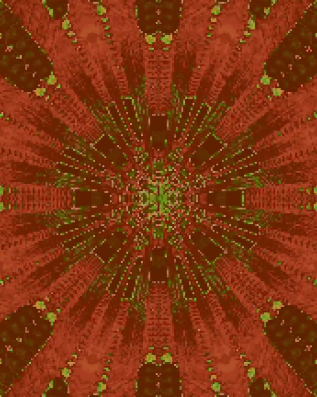 碎形萬花筒爆發霓虹隧道 VJ Loop 4:5 Instagram 60fps 螢幕保護程式