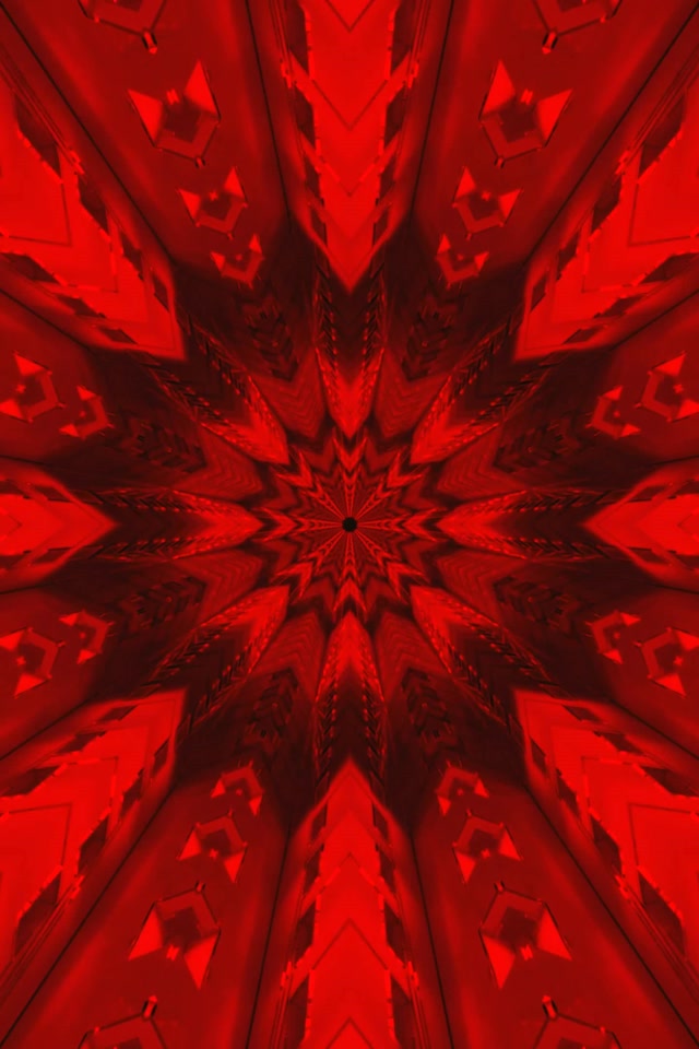 紅色霓虹隧道星螢幕保護程式 2:3 照片直式 60fps VJ Loop