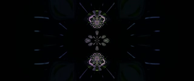 Neon Tunnel Kaleidoscope Vortex | 2.39:1 Cinemascope 60fps Screensaver Loop