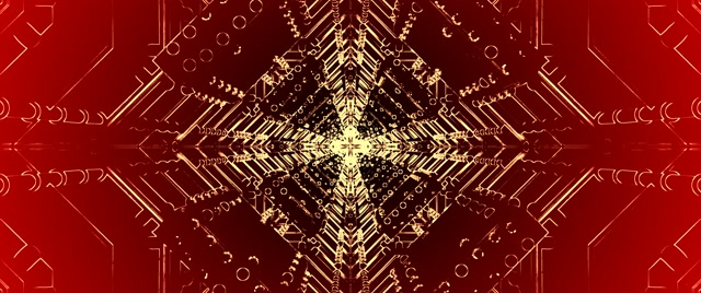 Neon Tunnel Kaleidoscope Diamond Vortex 2.39:1 Cinemascope 60fps VJ Loop Screensaver