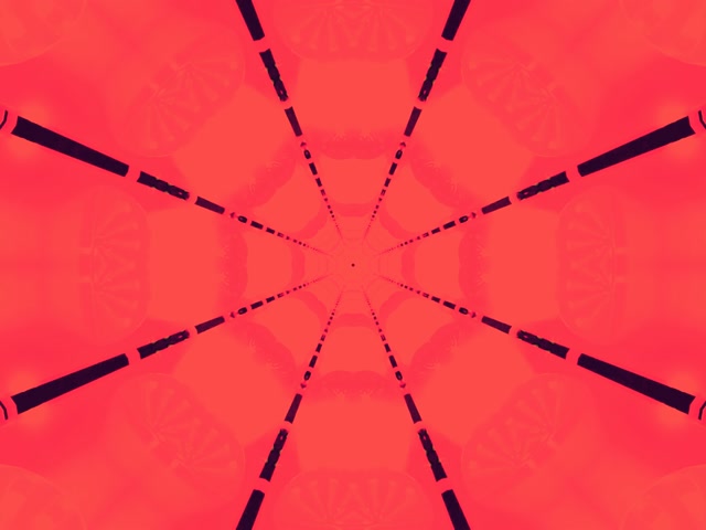 Vj loop Neon Tunnel Red Kaleidoscope Web Screensaver 4:3 Classic 60fps