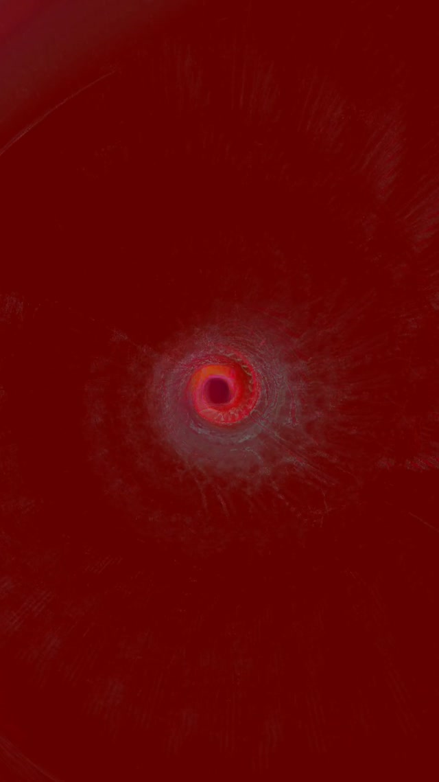 Red Spiral Vortex Neon Tunnel 9:16 Reels 60fps Screensaver VJ Loop