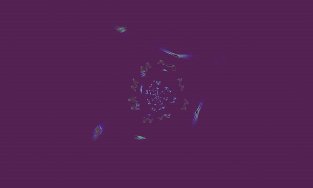 霓虹隧道万花筒爆发 VJLoops 5:3 宽屏 60fps屏保