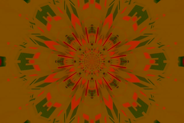 霓虹隧道红色万花筒爆发 VJLoops 3:2 Surface 60fps屏保