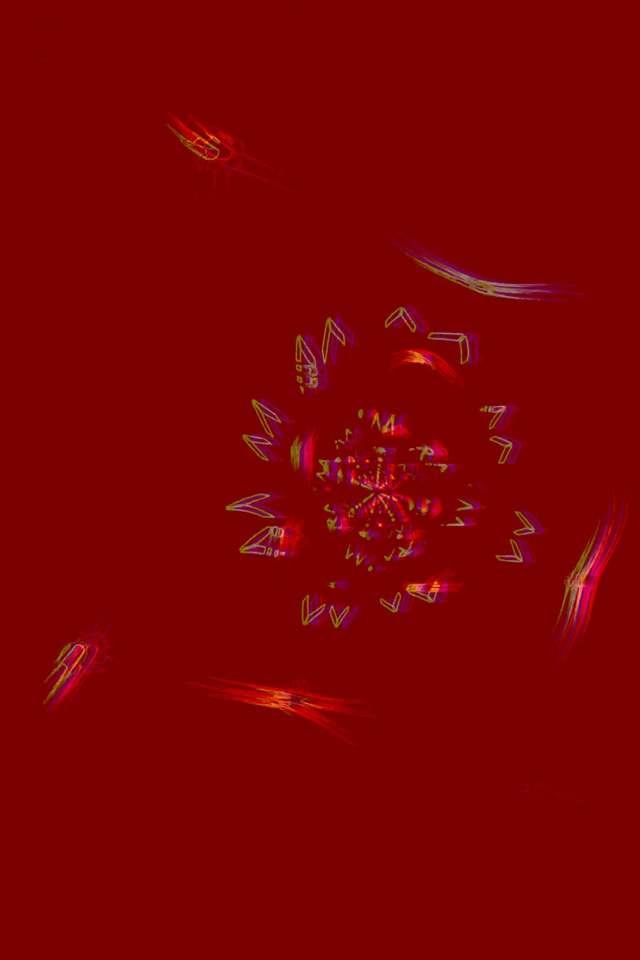 霓虹隧道分形万花筒爆发 VJ Loop 2:3 照片竖屏 60fps 屏保