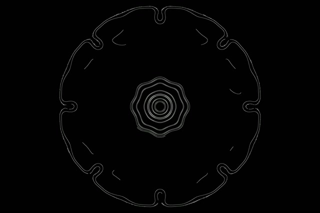 白色霓虹隧道屏幕保护程序 3:2 Surface 60fps VJ Loop PC 笔记本