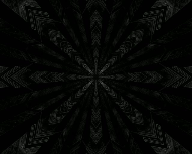 霓虹隧道暗黑分形星爆 VJ Loop 5:4 工业 60fps 屏保