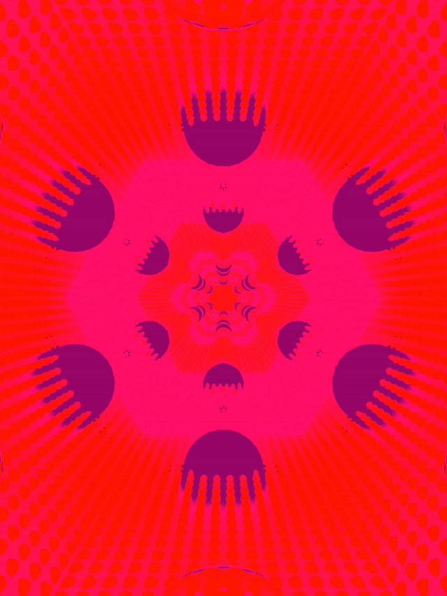 霓虹隧道六角万花筒 VJ Loop 3:4 iPad 竖屏 60fps 屏保