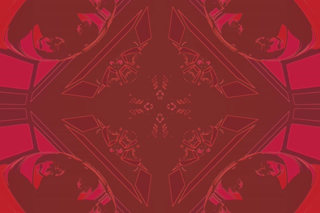 红色钻石万花筒霓虹隧道 VJLoops 3:2 Surface 60fps 屏保