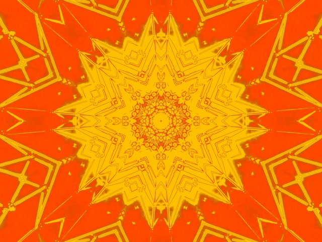 霓虹隧道万花筒太阳光4:3经典60fps屏保VJ Loop